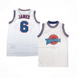 Maillot Tune Squad LeBron James NO 6 Blanc