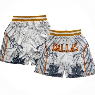 Short Dallas Mavericks Blanc