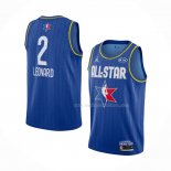 Maillot All Star 2020 Los Angeles Clippers Kawhi Leonard NO 2 Bleu