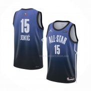 Maillot All Star 2023 Denver Nuggets Nikola Jokic NO 15 Bleu