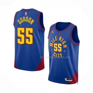 Maillot Denver Nuggets Dikembe Mutombo NO 55 Statement 2022-23 Bleu