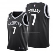 Maillot Enfant Brooklyn Nets Kevin Durant NO 7 Icon 2019 Noir