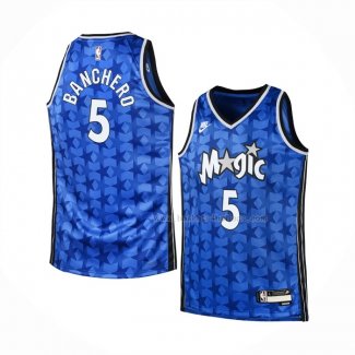 Maillot Enfant Orlando Magic Paolo Banchero NO 5 Classic 2023-24 Bleu