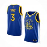 Maillot Golden State Warriors Jordan Poole NO 3 Icon 2022-23 Bleu