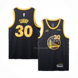 Maillot Golden State Warriors Stephen Curry NO 30 Fmvp 2022 Noir