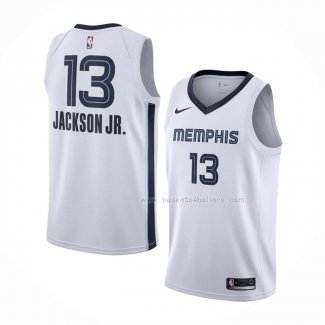 Maillot Memphis Grizzlies Jaren Jackson JR. NO 13 Association 2019-20 Blanc