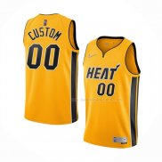 Maillot Miami Heat Personnalise Earned 2020-21 Or