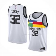 Maillot Minnesota Timberwolves Karl-Anthony Towns NO 32 Ville 2022-23 Blanc