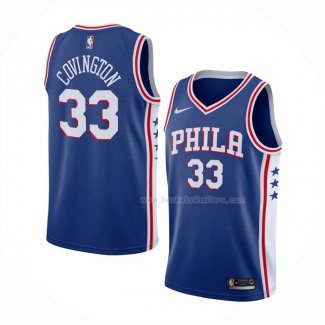 Maillot Philadelphia 76ers Robert Covington NO 33 Icon Bleu