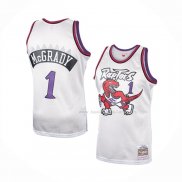 Maillot Toronto Raptors Tracy McGrady NO 1 Mitchell & Ness 1998-99 Blanc