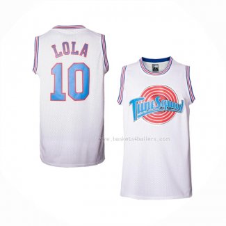 Maillot Tune Squad Lola Bunny NO 10 Blanc