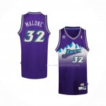 Maillot Utah Jazz Karl Malone NO 32 Retro Volet