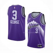 Maillot Utah Jazz Keyonte George NO 3 Ville 2023-24 Volet