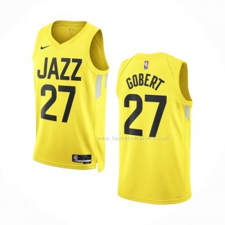 Maillot Utah Jazz Rudy Gobert NO 27 Icon 2022-23 Jaune