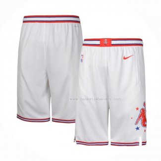 Short Houston Rockets Ville 2023-24 Blanc