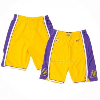 Short Los Angeles Lakers Icon 2018-19 Jaune