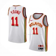 Maillot Atlanta Hawks Trae Young NO 11 Association 2022-23 Blanc