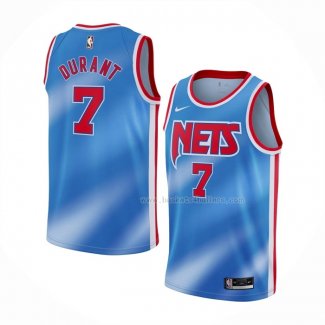 Maillot Brooklyn Nets Kevin Durant NO 7 Classic 2020-21 Bleu