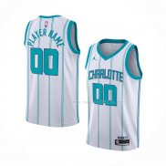 Maillot Charlotte Hornets Personnalise Association 2020-21 Blanc