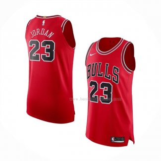 Maillot Chicago Bulls Michael Jordan NO 23 Icon Authentique Rouge