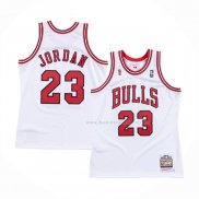 Maillot Chicago Bulls Michael Jordan NO 23 Mitchell & Ness 1995-96 Blanc