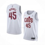 Maillot Cleveland Cavaliers Donovan Mitchell NO 45 Association 2022-23 Blanc