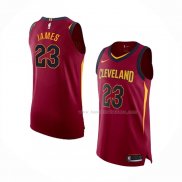 Maillot Cleveland Cavaliers LeBron James NO 23 Icon Authentique Rouge