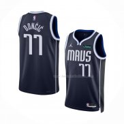 Maillot Dallas Mavericks Luka Doncic NO 77 Statement 2022-23 Bleu