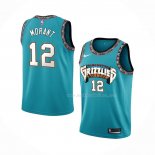 Maillot Enfant Memphis Grizzlies Ja Morant NO 12 Classic Retro Vert