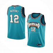 Maillot Enfant Memphis Grizzlies Ja Morant NO 12 Classic Retro Vert