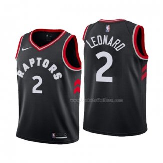 Maillot Enfant Toronto Raptors Kawhi Leonard NO 2 Statement 2018 Noir