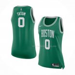 Maillot Femme Boston Celtics Jayson Tatum NO 0 Icon Vert