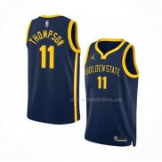 Maillot Golden State Warriors Klay Thompson NO 11 Statement 2022-23 Noir