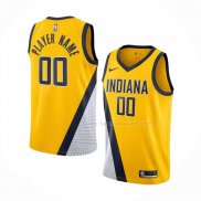 Maillot Indiana Pacers Personnalise Statement 2019-20 Jaune