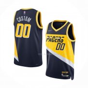 Maillot Indiana Pacers Personnalise Ville 2021-22 Bleu