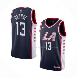 Maillot Los Angeles Clippers Marcin Gortat NO 13 Ville 2018-2019 Bleu