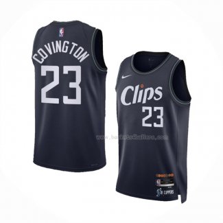 Maillot Los Angeles Clippers Robert Covington NO 23 Ville 2023-24 Bleu