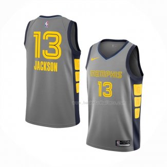 Maillot Memphis Grizzlies Jaren Jackson JR. NO 13 Ville Gris