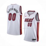 Maillot Miami Heat Personnalise Association 2020-21 Blanc