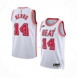 Maillot Miami Heat Tyler Herro NO 14 Classic 2022-23 Blanc