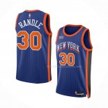 Maillot New York Knicks Julius Randle NO 30 Ville 2023-24 Bleu