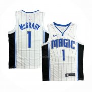 Maillot Orlando Magic Tracy McGrady NO 1 Association Blanc