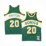 Maillot Seattle Supersonics Gary Payton NO 20 Historic Retro Vert