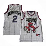 Maillot Toronto Raptors Kawhi Leonard NO 2 Retro Blanc