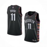 Maillot Brooklyn Nets Kyrie Irving NO 11 Ville 2019-20 Noir