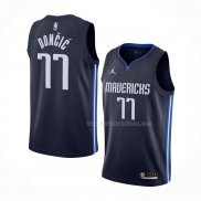 Maillot Dallas Mavericks Luka Doncic NO 77 Statement 2020-21 Bleu