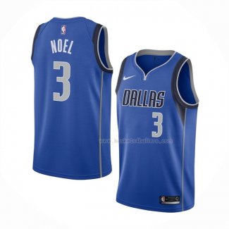 Maillot Dallas Mavericks Nerlens Noel NO 3 Icon Bleu