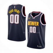 Maillot Denver Nuggets Personnalise Icon 2020-21 Bleu