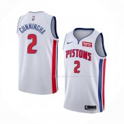 Maillot Detroit Pistons Cade Cunningham NO 2 Association Blanc