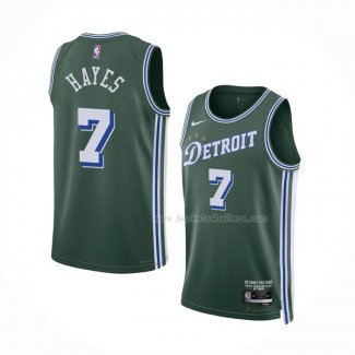 Maillot Detroit Pistons Killian Hayes NO 7 Ville 2022-23 Vert